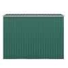 4.2 x 9.1 Ft Outdoor Storage Shed, Metal Tool Shed with Lockable Doors Vents, Utility Garden Shed for Patio Lawn Backyard, Green - as Pic