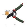 Garden Tools Professional Hand Pruning Shears - Green & Red - Gardening Shears