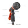 Garden Hose Spray Nozzle for Watering Garden Cleaning Car Wash - Orange - Hand Tools