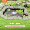 VEVOR Pond Liner, 10 x 15 ft 45 Mil Thickness, Pliable EPDM Material Pond Skins, Easy Cutting Underlayment for Fish or Koi Ponds, Water Features, Wate