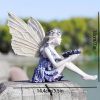 1pc Miniature Fairy Resin Statue, Resin Craft For Garden Yard Outdoor Indoor Lawn Porch Balcony Patio Decor - Fairy