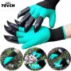 Gardening Gloves With Claws; Waterproof And Breathable Garden Gloves For Digging And Planting; Outdoor Tool Accessories - 1 Pair With 8claws