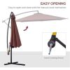 Outdoor beach umbrella/Patio Offset Umbrella (Swiship-Ship)(Prohibited by WalMart) - as picture