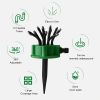 1pc 360 Degree Garden Automatic Multi-head Sprinkler; Flower Watering Sprinkler Garden Tools Irrigation Sprinkler - Green