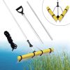 Floating Weed Landscape Rake with Foam Floats for Lawn Care and Pond - As pic show - Style B